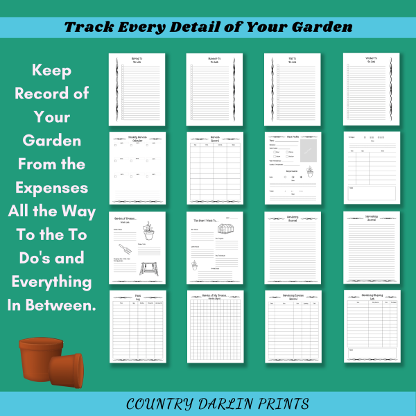B&W Dream Gardening Planner - Image 8