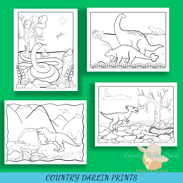 Dinosaur Coloring Book - Image 8