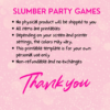 12 Teen Slumber Party Games Printable | Teen/Preteen Sleepover Games |Pajama Party Activities |Girls Sleepover Party Games |Fun Pajama Party Active - Image 8