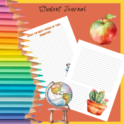 Inspire, Reflect, Succeed: Printable Student Journal - Boost Motivation and Achievement! - Image 6
