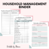 Printable Home Management Binder, Planner, In Case of Emergency, Budget, Cleaning & LOTS More! 66 pages! - Image 4