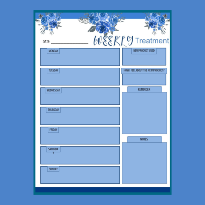 Planner - Beautiful Me Weekly Treatment