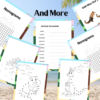 On the Go Travel Friendly Australian Animals Coloring and Activity Pack| Nature | Digital Download | Dot to Dot | Sudoku Logic Puzzles - Image 8