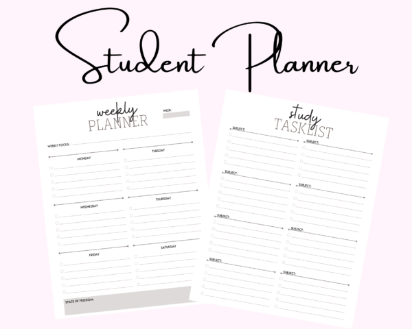 Student Planner 2022 - Assignment Tracker, Study Planner, Class Schedule and more - Image 7