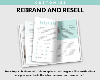Side Hustle Handbook: For Stay-at-Home Parents | PLR Digital Book | Private Label eBook | Editable Rebrandable | Done for You White Label - Image 4