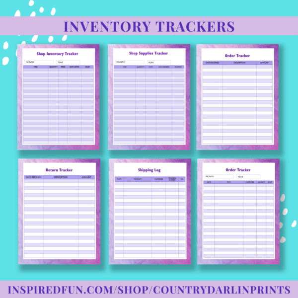 Purple Shop Planner - Image 8