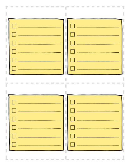 Printable Blank Lunch Box Notes for Kids - Image 5
