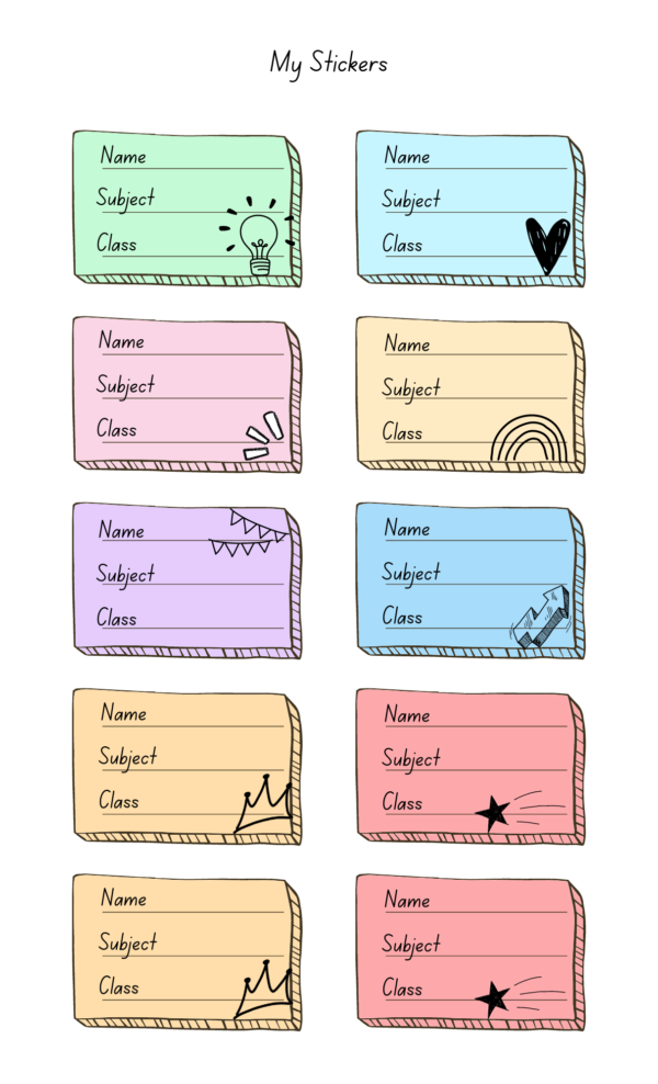 Printable Labels for Personal Belongings - Image 8