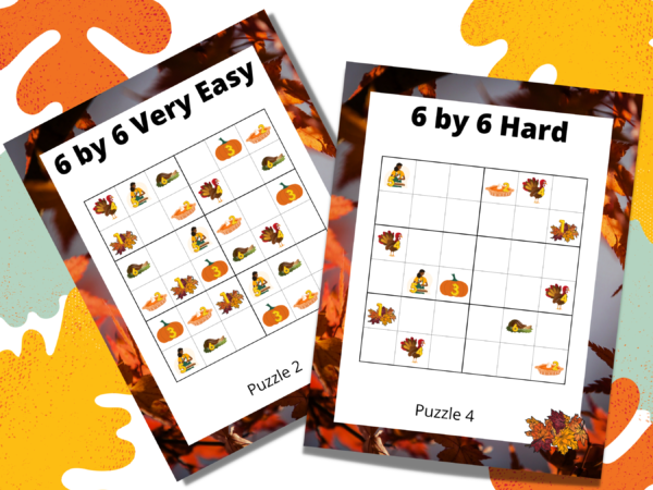 Title Fall Travel Activity Pack Plus Bonus Sudoku Puzzles for Kids and Beginners, Easy Sudoku Logic Puzzles, Word Search, Stickers, Activity Pack - Image 8