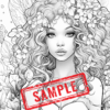 Enchanted Ebony: A Celebration of Black Fairy Magic Coloring Pages/Digital Download! - Image 5