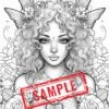 Enchanted Ebony: A Celebration of Black Fairy Magic Coloring Pages/Digital Download! - Image 7