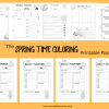 Spring Coloring Planner, PRINTABLE, Daily Planner, Monthly Planner, Weekly Planner, Project Planner, Journal Pages, Ladybugs, Flowers, Sun - Image 3