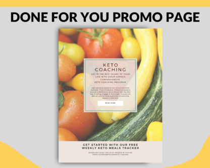 Keto Recipe eBook Canva Template | PLR Editable Guide | Resell Rights | Commercial Use | Life Coaching Resource | Done For You Lead Magnet - Image 8