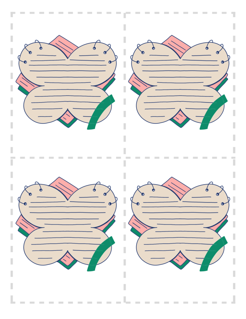 Printable Blank Lunch Box Notes for Kids - Inspired Fun