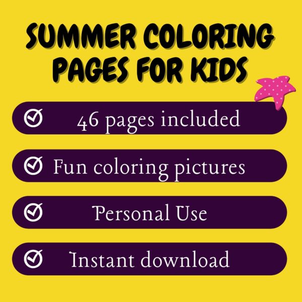 summer coloring pages for kids 5