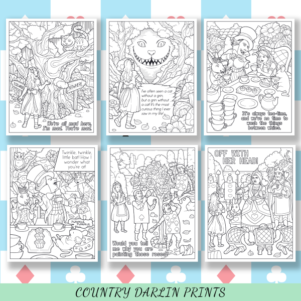 Alice In Wonderland Coloring Pages - Image 7