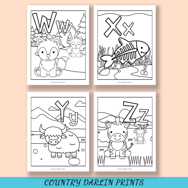 Alphabet Coloring Book - Image 9