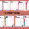 Shamanic Tools Planner, PRINTABLE, Daily Planner, Healing Planner, Rituals Planner, Essential Oil, Spirit Animals, Spirit Guides, Holistic - Image 4