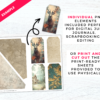 Whimsical Forest Junk Journal Printable Kit, Vintage Fairytale Shabby Chic Ephemera, Digital Scrapbooking Paper, Fantasy Grungy - Image 9