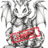 Cogs and Claws: Steampunk Baby Dragon Coloring Pages! Digital Download.. - Image 8