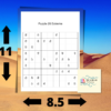 Fun Desert-Themed Very Easy to Extreme Cactus Font Sudoku Logic Puzzles, Very Easy, Easy, Normal, Hard, Very Hard, Tough, Extreme Sudoku - Image 4