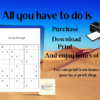 Fun Desert-Themed Very Easy to Extreme Cactus Font Sudoku Logic Puzzles, Very Easy, Easy, Normal, Hard, Very Hard, Tough, Extreme Sudoku - Image 5