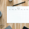 Mockup Image for Monthly Blank Calendar