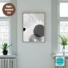 Geometric Abstract Wall Art Set of 3 Prints