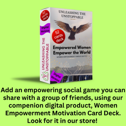 Personal Development & Women Empowerment Guide, with a collection of 52 inspirational quotes, Printable, and introspecting guidance - Image 4
