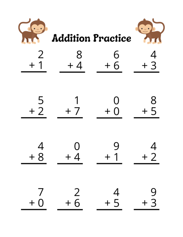 I Love Math - Addition Problems for Young Learners - Set 1 - Image 4