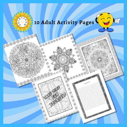 20 Engaging Activity Sheets for Family, Printable Activity Bundle, Kids and Adult Puzzles, Digital Download for Instant Fun - Image 4