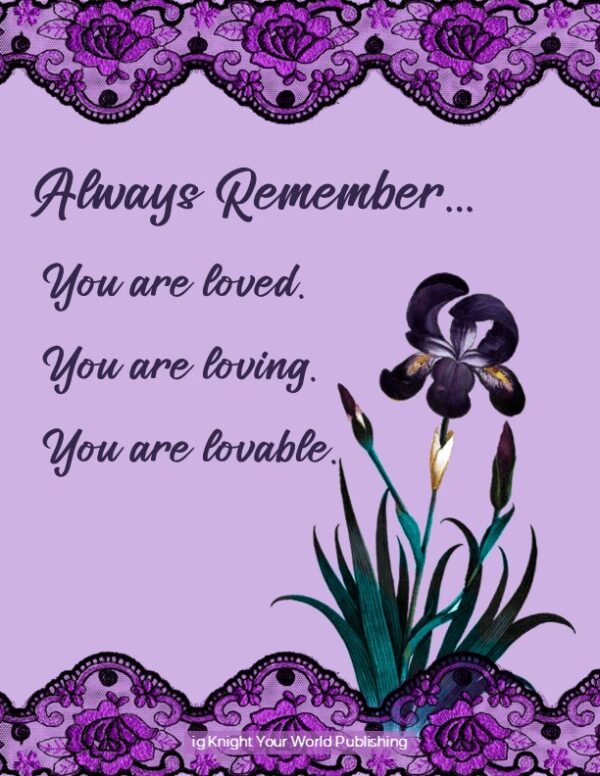 Color Your Way to a Better Day Coloring Book (Purple Lace Edition) - Image 6