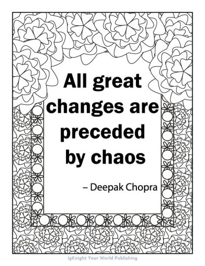 Color Your Way to a Better Day Coloring Book (Teal Edition) - Image 3