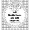 Color Your Way to a Better Day Coloring Book (Green Embossed Edition) - Image 5