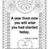 Color Your Way to a Better Day Coloring Book (Blue Embossed Edition) - Image 5