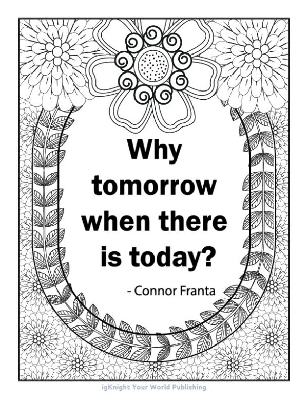 Color Your Way to a Better Day Coloring Book (Purple Lace Edition) - Image 2