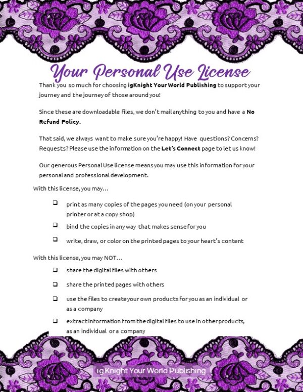 Color Your Way to a Better Day Coloring Book (Purple Lace Edition) - Image 5