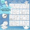 PRINTABLE COLORING Pages | Sea Creatures Coloring & Affirmation Coloring Pages for Kids, 100+ Pages, 50 Sea Creatures, 50 Affirmations - Image 3