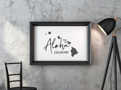 Aloha Country with Hawaiian Islands