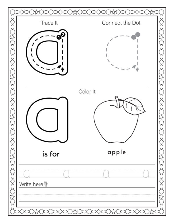 Alphabet Handwriting Practice Workbook - Image 4