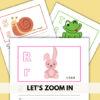 26 Animals Alphabet Printable Letters Worksheets - Image 3