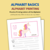26 Animals Alphabet Printable Letters Worksheets - Image 4