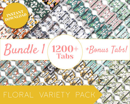 printable bible tabs bundle digital download