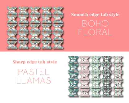 Double-sided Printable Bible Tabs Floral Bundle! - Image 7