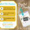 Autumn Recipe Cards - Printable Recipe Cards, Fall Themed 4x6 inches, Top Tab - Image 3
