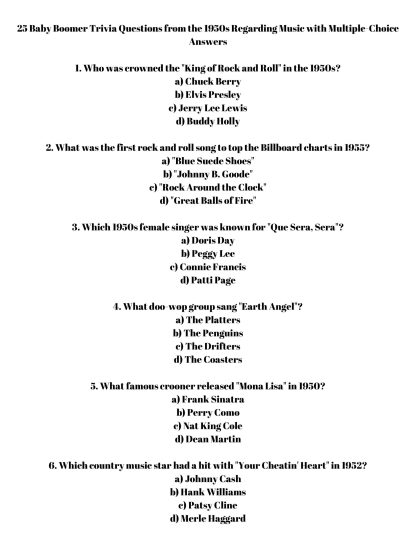 Boomer Trivia: Music, Movies, TV, & Sports - Image 4