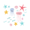 Baby Sea Animals Nautical Wall Art - Image 2