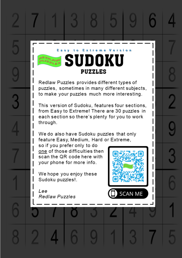 Instant Downloadable Mixed Sudoku Puzzle Book for Adults - Image 6