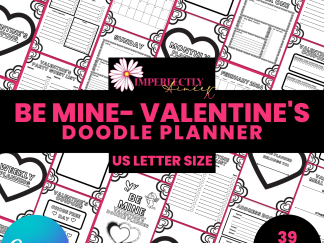 Be Mine Valentine's Doodle Planner