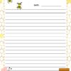 Bee Positive Planner, Undated Monthly Pages, My Day & Week, PRINTABLE - Image 8